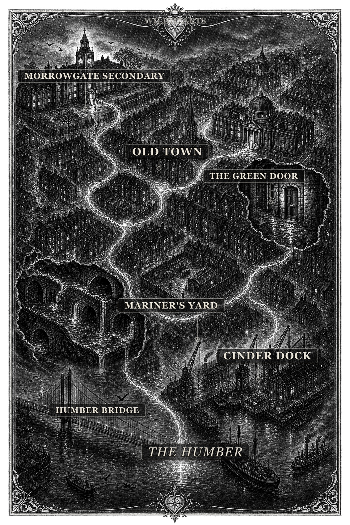 Illustrated map of the hidden layers beneath Hull